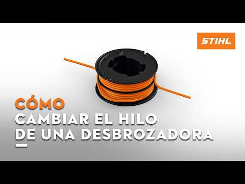 ¿Cómo cambiar el hilo de una desbrozadora STIHL? | Reponer hilo del cabezal AutoCut 25-2