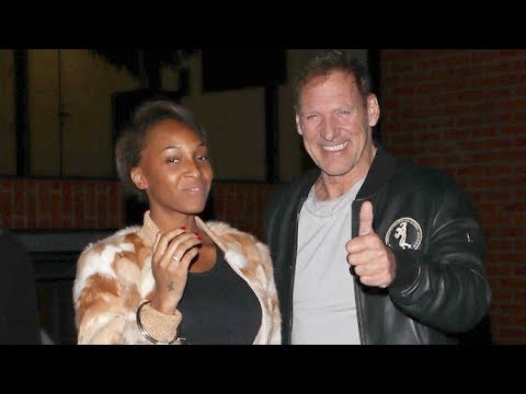 German Bodybuilder Ralf Moeller Enjoys A Romantic Night Out With A Female Companion