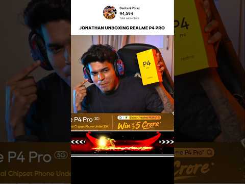Jonathan Unboxing Realme P4 Pro Gaming Phone #jonathan #jonathangaming #realmep4pro
