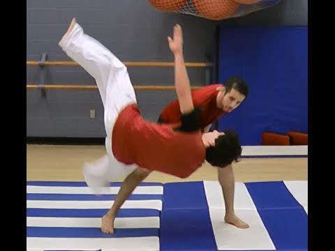 No Gi Tai Otoshi! How to throw someone by one arm without a gi. MUCH WOW!