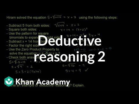 Deductive Reasoning 2