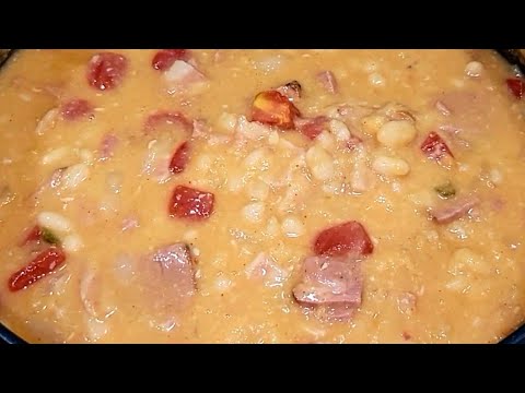 Northern beans, Bacon, Ham | Old Fashioned Soup | Jerry's way |