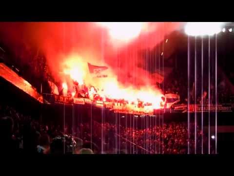 Schalker Pyroshow in Basel 01.10.13 (FC Basel vs. Schalke 04 0:1 - Champions League)