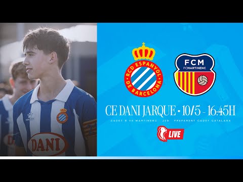 🔴 LIVE | ⚽️ Cadet B 🆚 FC Martinenc | J29 | Preferent cadet | #La21 #RCDE