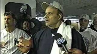 2001 ALCS Game 5 Celebration - Joe Torre's Speech