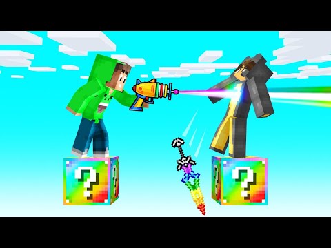 Jelly - RAINBOW Lucky Block Battle in Minecraft! (1v1)
