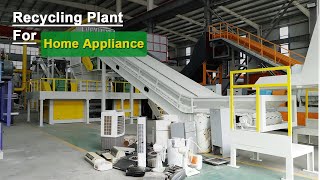 Home Appliance Recycling Plant - Suitable for Different Used Appliances