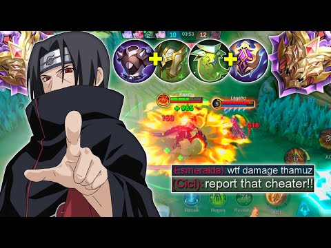 TEAM SLAUGHTER!! THAMUZ SEMI TANK MODE REFUSES TO LOSE | TOP GLOBAL THAMUZ GAMEPLAY -MLBB 