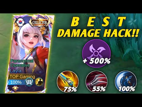 GLOBAL LAYLA BEST BURST BUILD AND EMBLEM 2025!! (must try this) Build Top Global Layla - MLBB