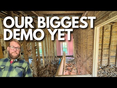 Our Biggest Demolition Week Yet - Derelict Farmhouse DIY (ep.9)