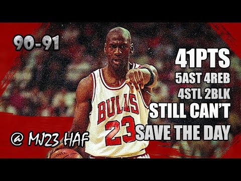Michael Jordan Highlights vs 76ers (1991.04.07) - 41pts Still not Enough!