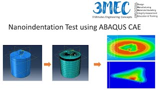 Nanoindentation Test using ABAQUS CAE - ABAQUS Tutorial