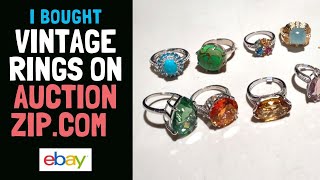 I bought some Vintage Silver Rings on AuctionZip.com