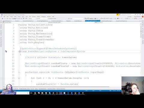 Unity ECS Development - Live Stream - Zombie Simulator & More