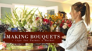 Tips for selling flowers at the farmer