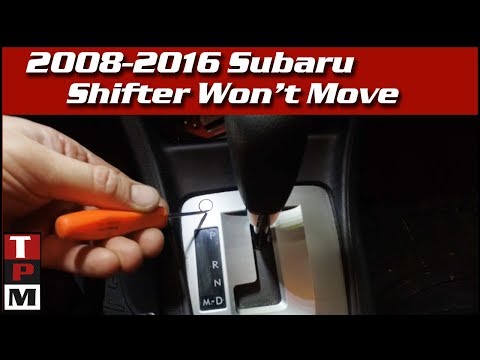 Subaru Shifter Stuck In Park - bypass and repair tips - brake light switch