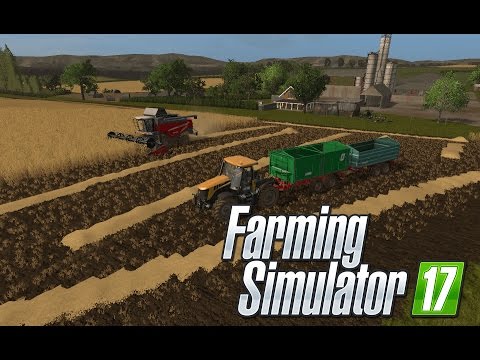 farming simulator 17|Lawfolds, Aberdeenshire barley harvest time lapse episode 1