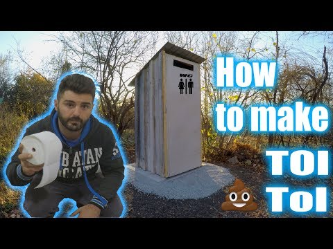 HOMEMADE How To Make toilet cabins TOI TOI / Kako napraviti poljski WC