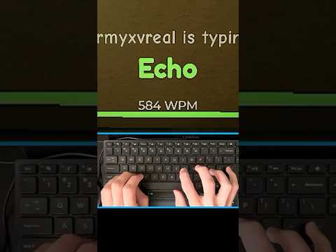 I typed at 584 WPM in a Spelling Bee 😳