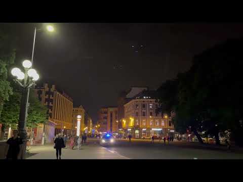 [POV] You are walking in Riga and it feels surreal, then you are getting distracted by police lights