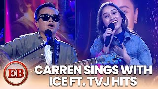 CARREN SINGS WITH ICE FT TVJ HITS  Eat Bulaga  May