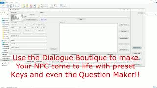 NPC Creator Now Saves  Here's a vid of me creating an NPC