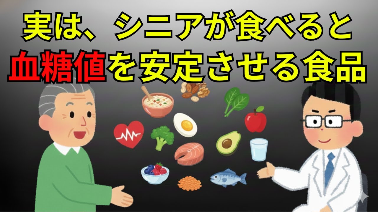 実は、シニアが食べると血糖値を安定させる食品10選【薬剤師が解説】