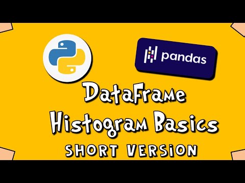 Pandas DataFrame Histogram Basics SV 10