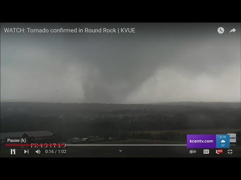 VIDEO: Tornado touches down in Central Texas