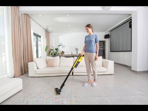 thumbnail video image 2 of Aspiradora Manual Karcher Inalámbrica 2 en 1 VC 4s, 2 of 5