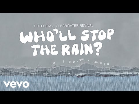 Creedence Clearwater Revival - Who'll Stop The Rain (Lyrics And Chords Video)