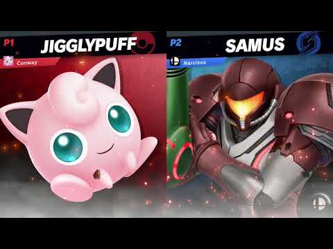 Narcissa (Samus, Palutena) vs Conway (Jigglypuff)