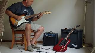 Video thumbnail for Fender Strat through a Crate XT15R by rockwoodgroup
