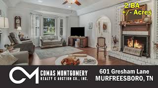 AUCTION! Beautiful Brick Home on 1.1± Acres – Close to Everything in Murfreesboro!