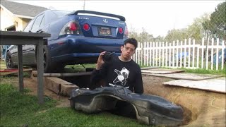 lexus is300 Evap codes  Fuel tank removal