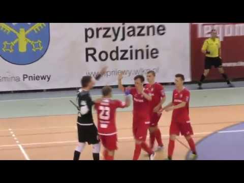 Red dragons Pniewy - AZS UŚ Katowice 3:6 (1:2) skrót meczu 07.09.2019