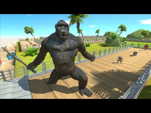 KING KONG OASIS DEATH RUN - Animal Revolt Battle Simulator