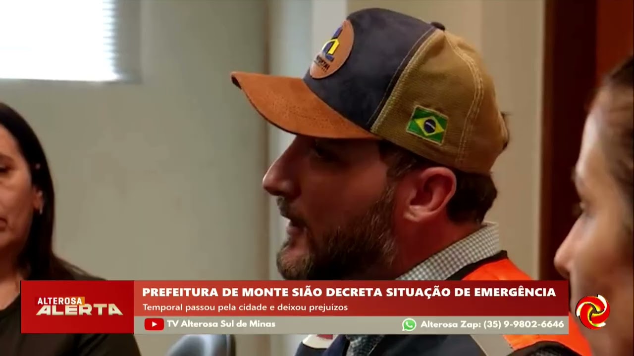 Monte Sião decreta emergência após estragos causados por vendaval