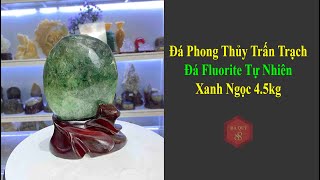 Đá Phong Thủy Đá Fluorite Tự Nhiên Xanh Ngọc 4.5kg nguyên đá