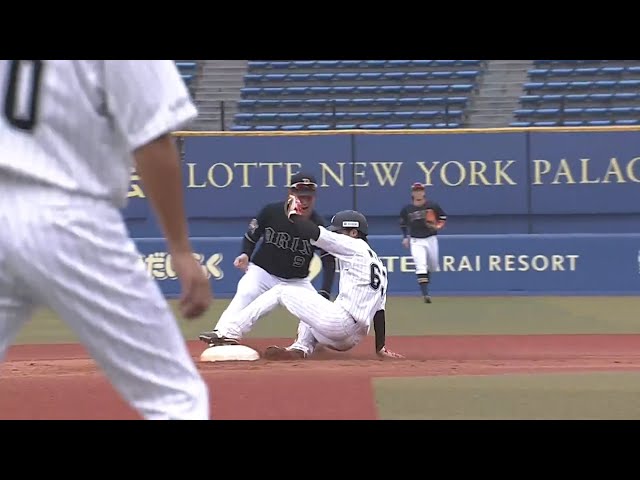 走れ走れコーシロー!! マリーンズ・和田 代走起用から今日2盗塁