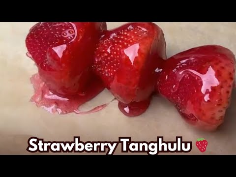 Air Fryer Strawberry Tanghulu.