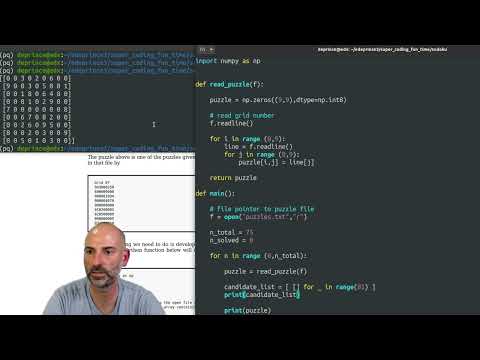 Writing a Sudoku solver in Python