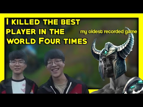 I killed the BEST PLAYER In the world 4 times - Yasukeh's Oldest Recorded Game