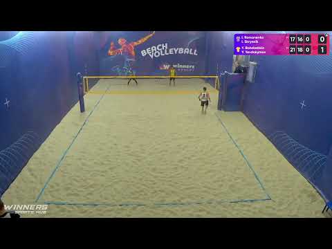 11:40 I. Romanenko /I. Skrynnik - Y. Bohdashkin /Y. Yevdokymov 17.09.2022 | Winners Beach Volleyball