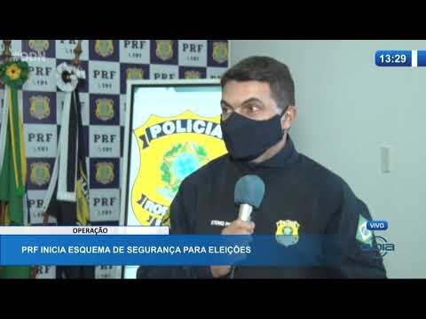 PRF inicia esquema de segurança para eleições 12 11 2020