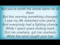 Thrills - No More Empty Words Lyrics