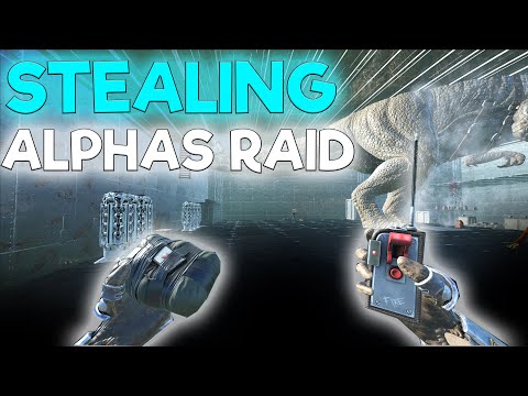 Sneaking Into The ALPHA TRIBES Raid - ARK Official PVP