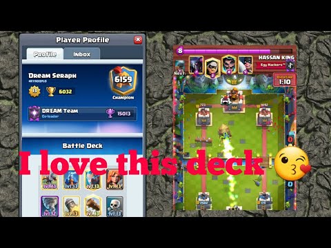 No Mistake = You'll Never Lose. Icebow Rocket Trophy Push Gameplay! - Clash Royale