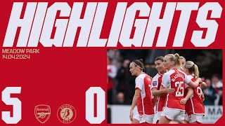 HIGHLIGHTS | Arsenal vs Bristol City (5-0) | Mead & Russo braces, Wienroither returns & Reid debuts!