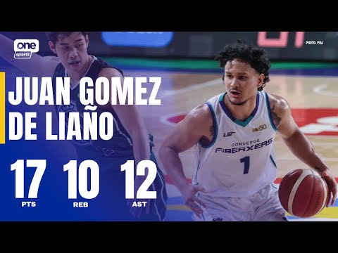 Juan Gomez de Liaño DROPS TRIPLE-DOUBLE for Converge vs Terrafirma  💥 | PBA SEASON 50 PHILIPPINE CUP